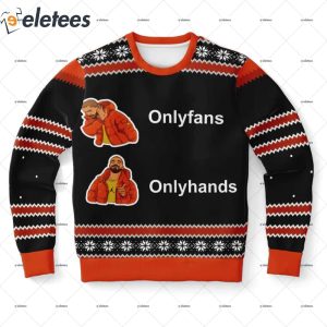 Onlyfans Onlyhands Ulgy Christmas Sweater 1