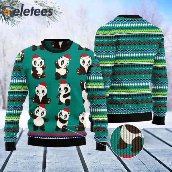 Panda Group Ugly Christmas Sweater