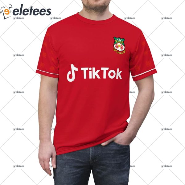 Paul Mullin Wrexham AFC Tiktok 3D Printed Shirt