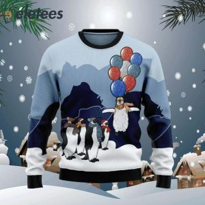 Mens penguin christmas outlet sweater