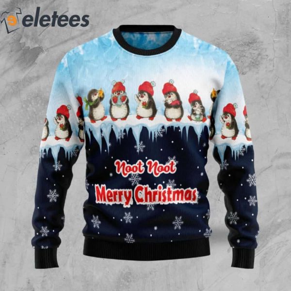 Penguin Noot Noot Merry Christmas Ugly Sweater