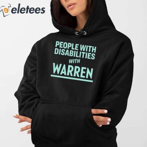 People With Disabilities With Warren Shirt 2