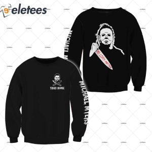 Personalized Michael Myers Black Halloween Shirt 2