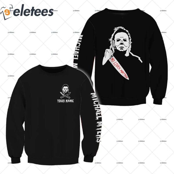 Personalized Michael Myers Black Halloween Shirt