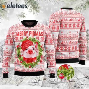 Pig Merry Pigmas Ugly Christmas Sweater 2