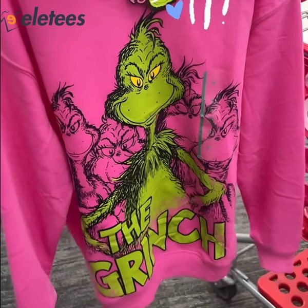 Pink Grinch Sweatshirt Target