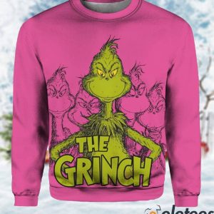 Pink Grinch Target Ugly Christmas Sweater 2