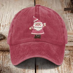 Pink Santa Casual Unisex Hat2