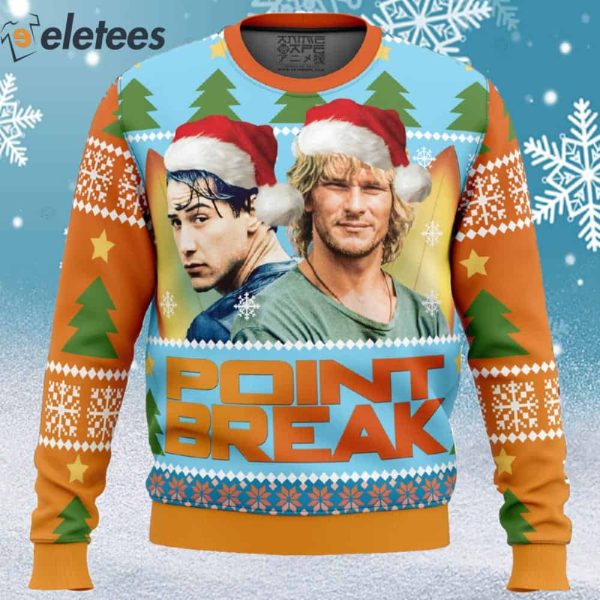 Point Break Ugly Christmas Sweater