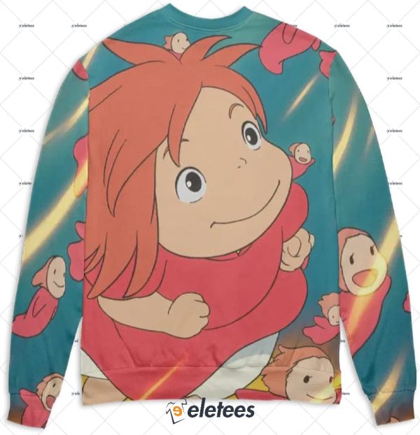 Ponyo Freedom 3D Sweater