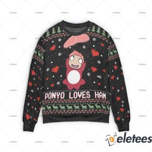 Ponyo Ugly Christmas Sweater 1