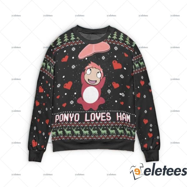 Ponyo Ugly Christmas Sweater