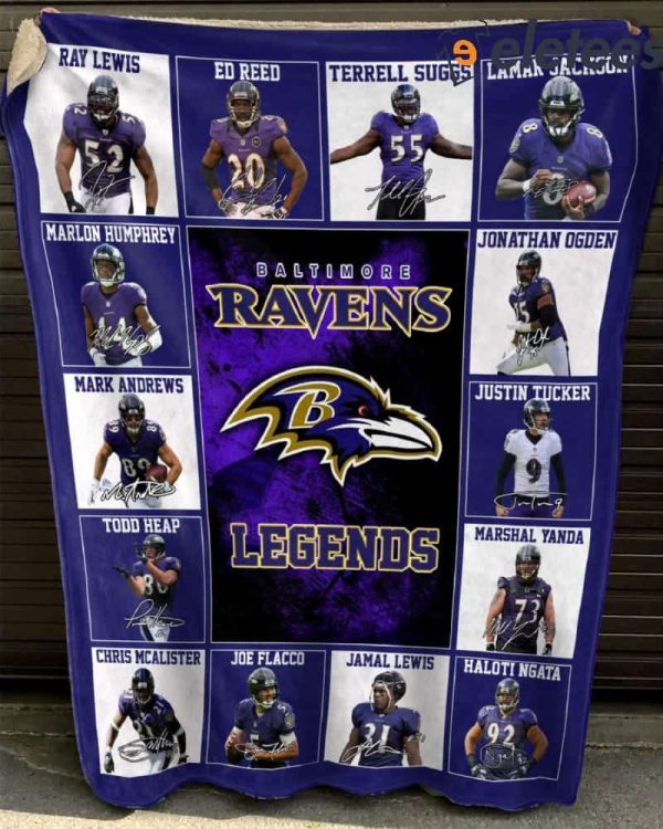 Ravens Legends Blanket