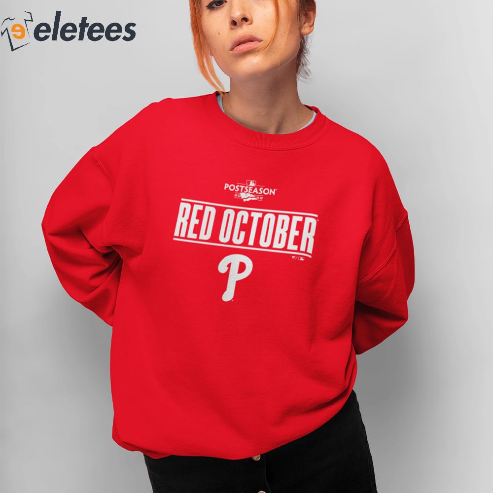 Eletees Trea Turner Red October Phillies Shirt