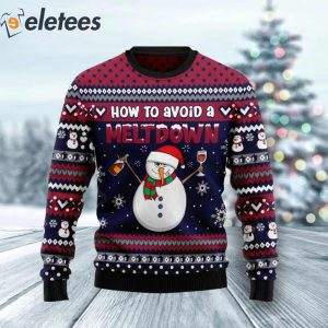 Red Wine Snowman How To Avoid A Meltdown Ugly Christmas Sweater