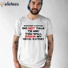 Registered Introvert Do Not Talk To Me You Will Drain My Social Battery Shirt