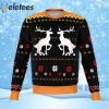 Reindeer Nature Call Funny Ugly Christmas Sweater