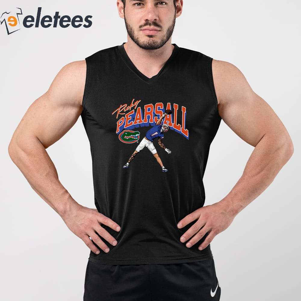 Ricky pearsall Florida gators ncaa Football black caricature shirt, hoodie,  sweater, long sleeve and tank top