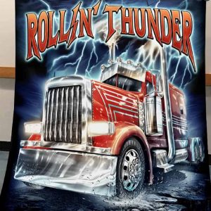 Rollin Thunder Truck Blanket 1