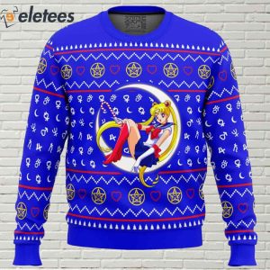 Sailor Moon Anime Ugly Christmas Sweater 1