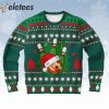Santa Bowling Ugly Christmas Sweater