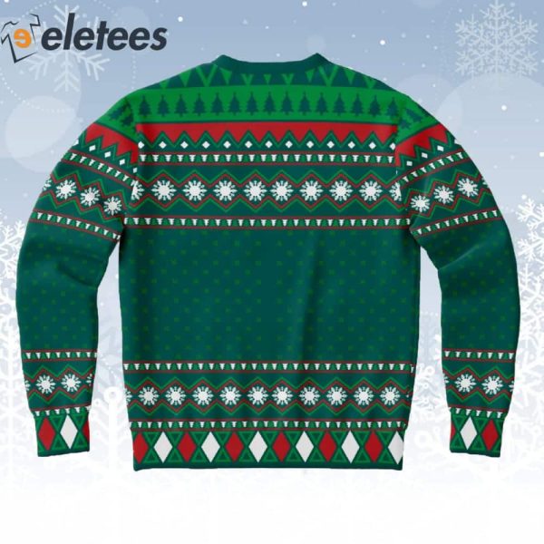 Santa Bowling Ugly Christmas Sweater