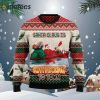 Santa Claus Is Kayaking To Town Ugly Christmas Sweater