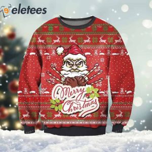 Santa Claws Ugly Sweater1