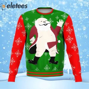 Santa Offensive Ugly Christmas Sweater 1