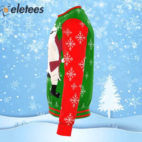 Santa Offensive Ugly Christmas Sweater