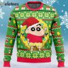Santa Shinnosuke Crayon Shin-chan Ugly Christmas Sweater