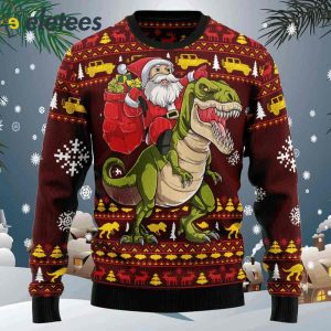 Santassic Park Ugly Christmas Sweater