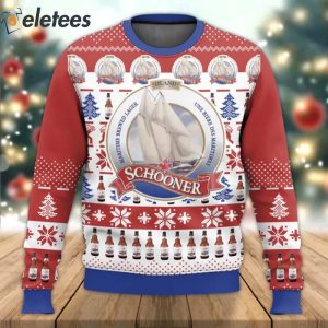 Schooner Beer Ugly Sweater 2