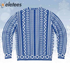 Science For Christmas Blue Ugly Sweater 2