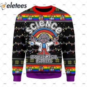 Science LGBT Ugly Christmas Sweater 1