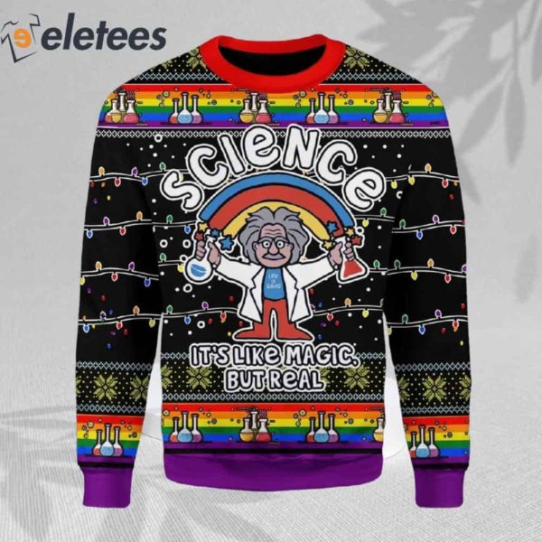 Science LGBT Ugly Christmas Sweater