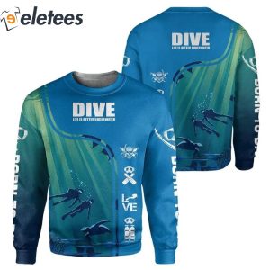 Scuba Diving 3D Shirt1