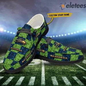 Seattle Seahawks NFL Personalized Dude Shoes 2