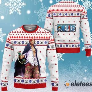 Shanks One Piece Ugly Christmas Sweater 2