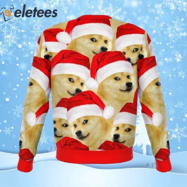 Shiba Dog Meme Funny Ugly Christmas Sweater