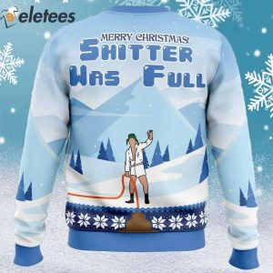 Shitter was Full National Lampoons Christmas Vacation Ugly Christmas Sweater 2