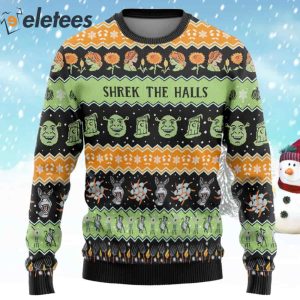 Shrek 2025 christmas sweater