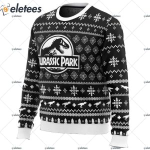Skeleton Christmas Jurassic Park Ugly Christmas Sweater 2