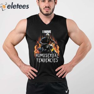 Skeleton I Have Homosexual Tendencies Shirt 3