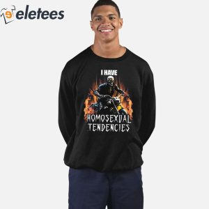 Skeleton I Have Homosexual Tendencies Shirt 5