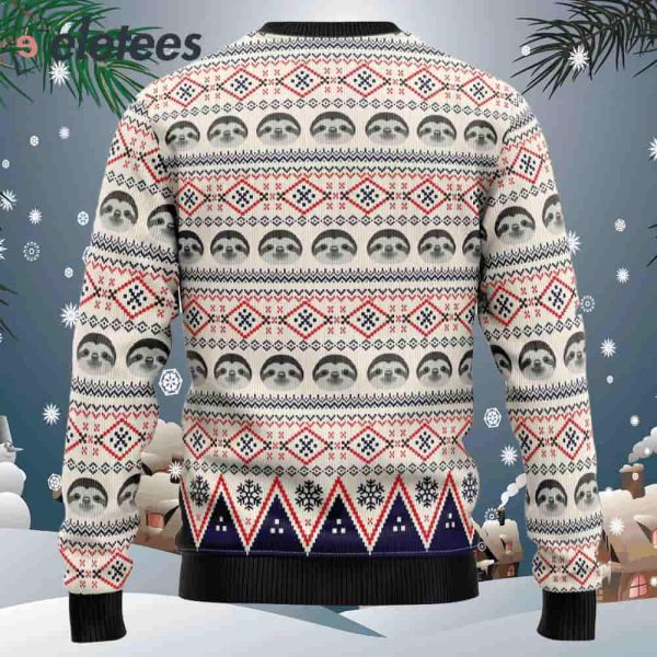 Sloth Mode Activated Ugly Christmas Sweater