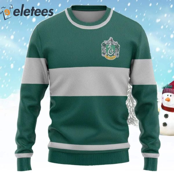 Slytherin Quidditch Harry Potter Ugly Christmas Sweater