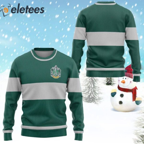 Slytherin Quidditch Harry Potter Ugly Christmas Sweater