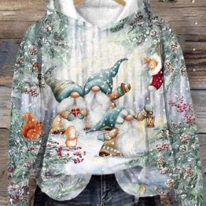 Snow Forest Gnomes Hoodie