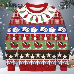 Snowman Tree Ugly Sweater